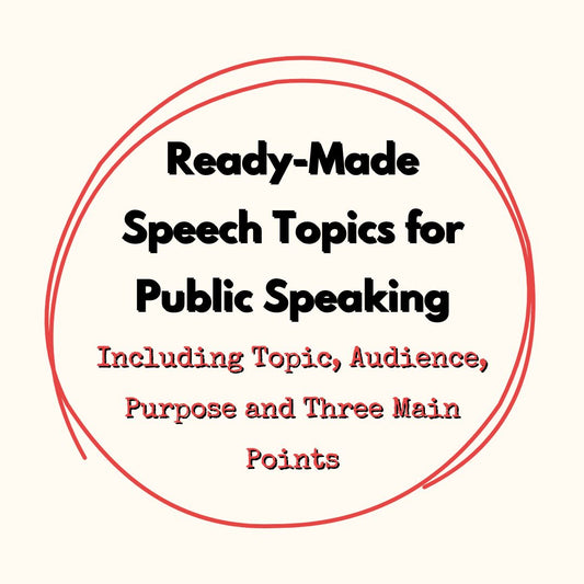 151 Ready-Made Speech Topics for Public Speaking